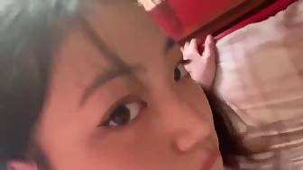oriental cheerleader banged